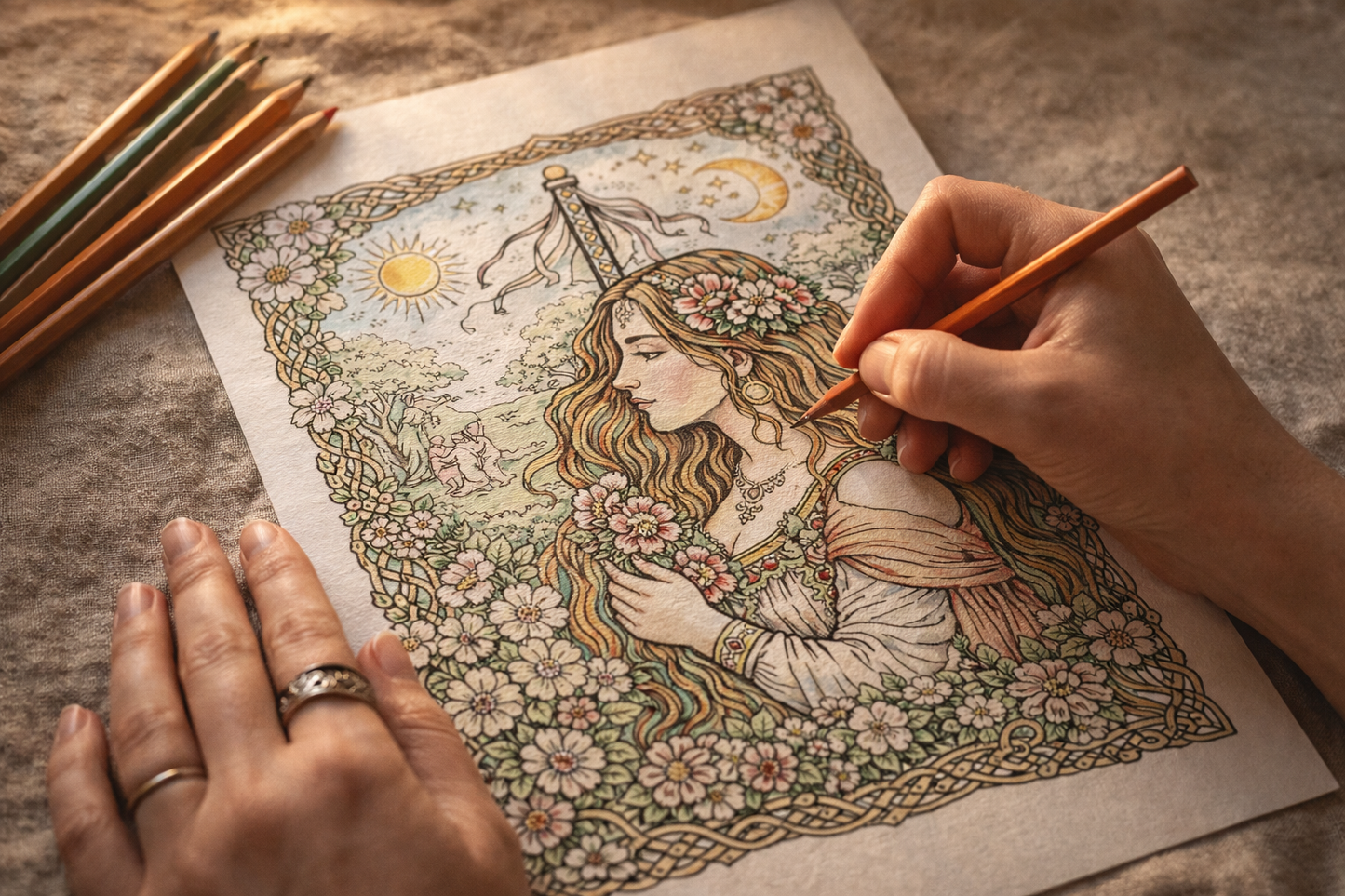 Cahier De Coloriage de Beltane