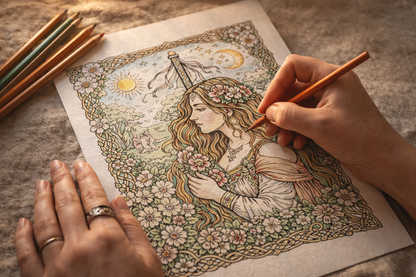 Cahier De Coloriage de Beltane