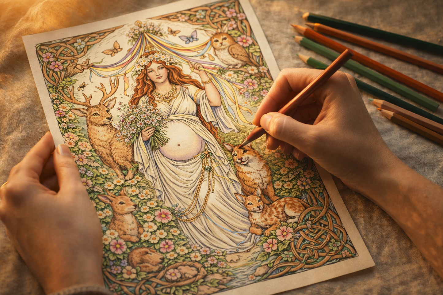Cahier De Coloriage de Beltane