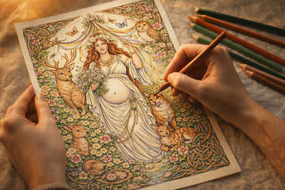 Cahier De Coloriage de Beltane