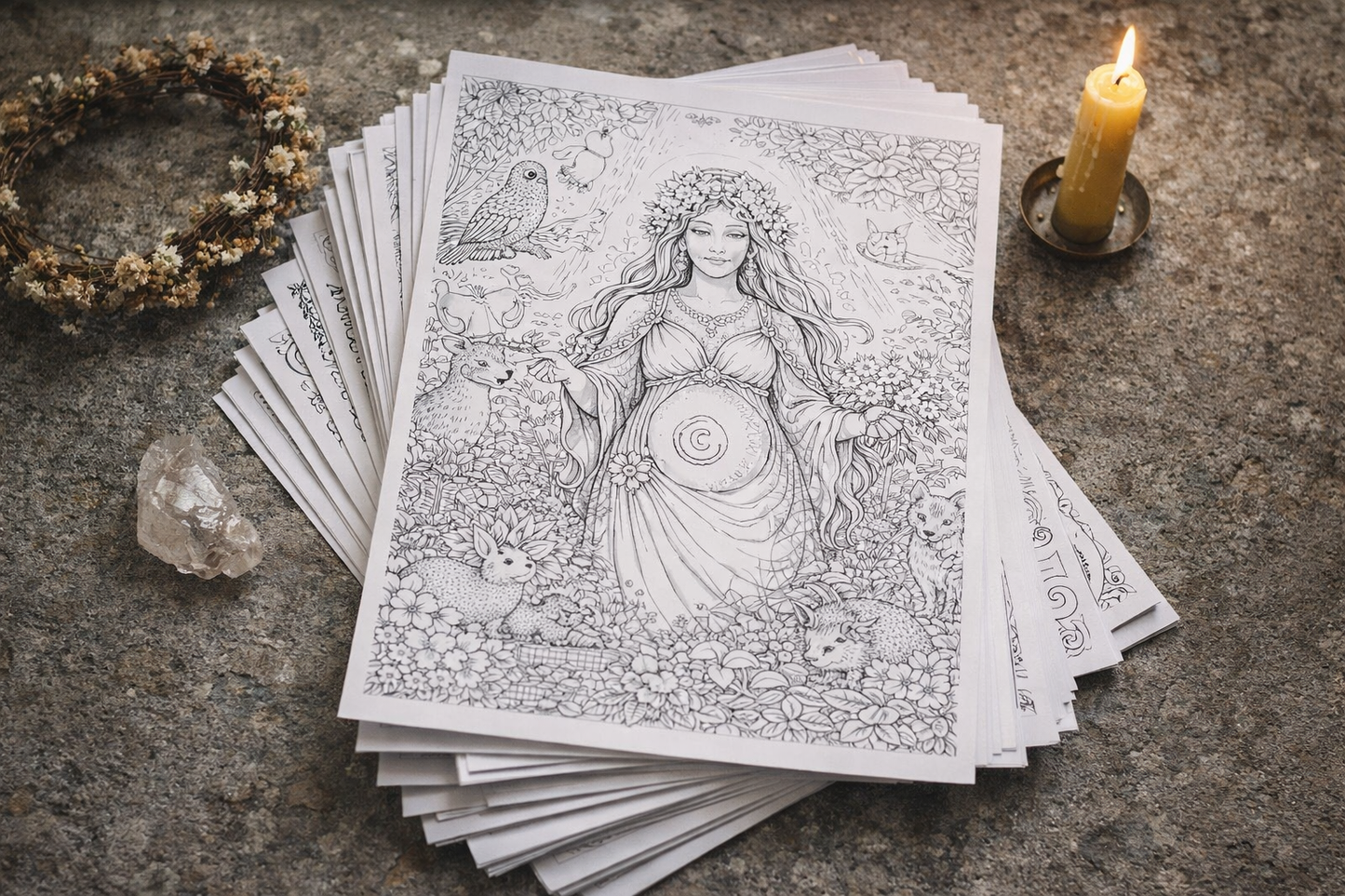 Cahier De Coloriage de Beltane