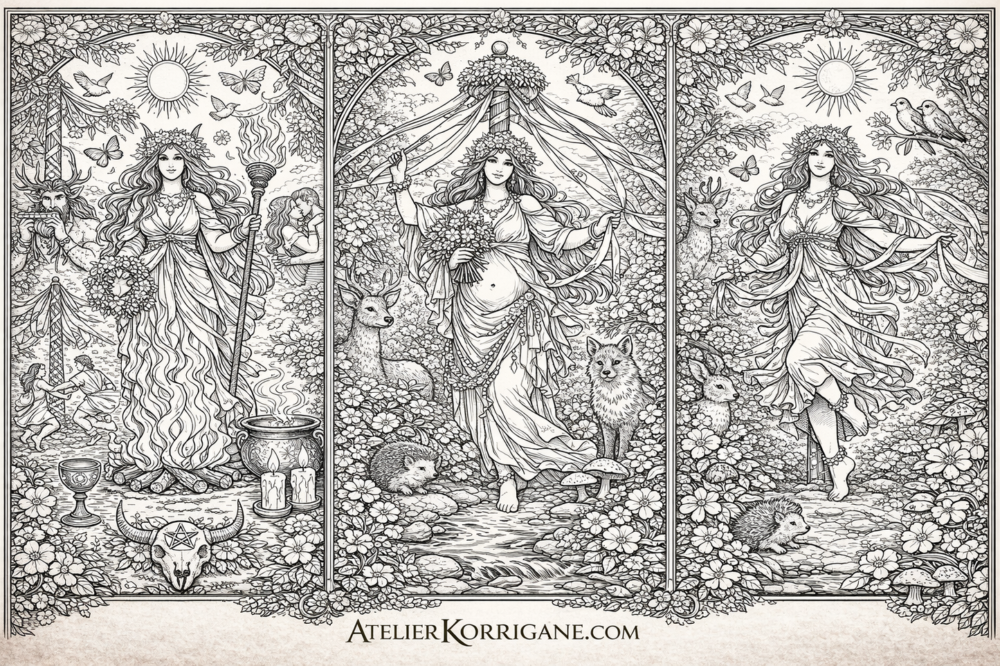 Cahier De Coloriage de Beltane