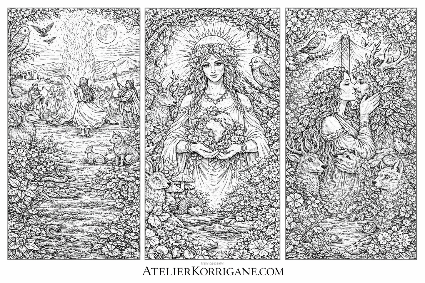 Cahier De Coloriage de Beltane