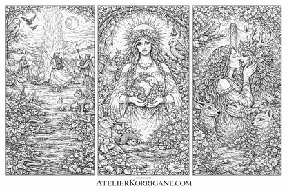 Cahier De Coloriage de Beltane