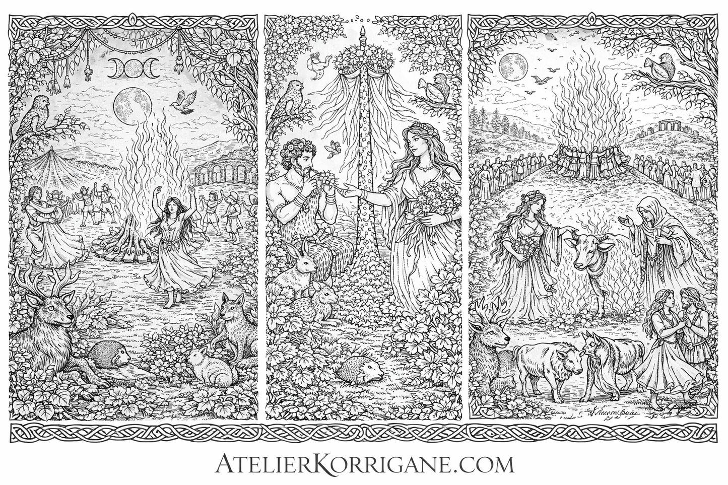Cahier De Coloriage de Beltane