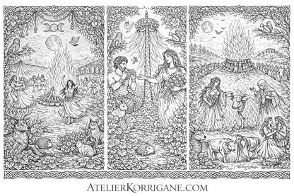 Cahier De Coloriage de Beltane