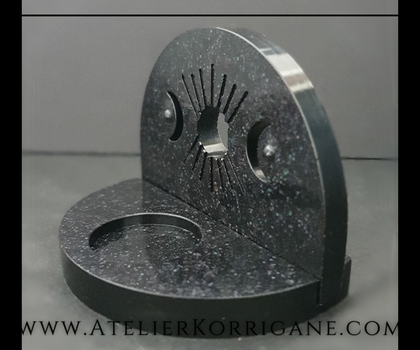 Bougeoir Triple Lune