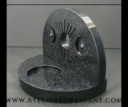 Bougeoir Triple Lune