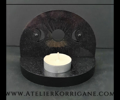 Bougeoir Triple Lune