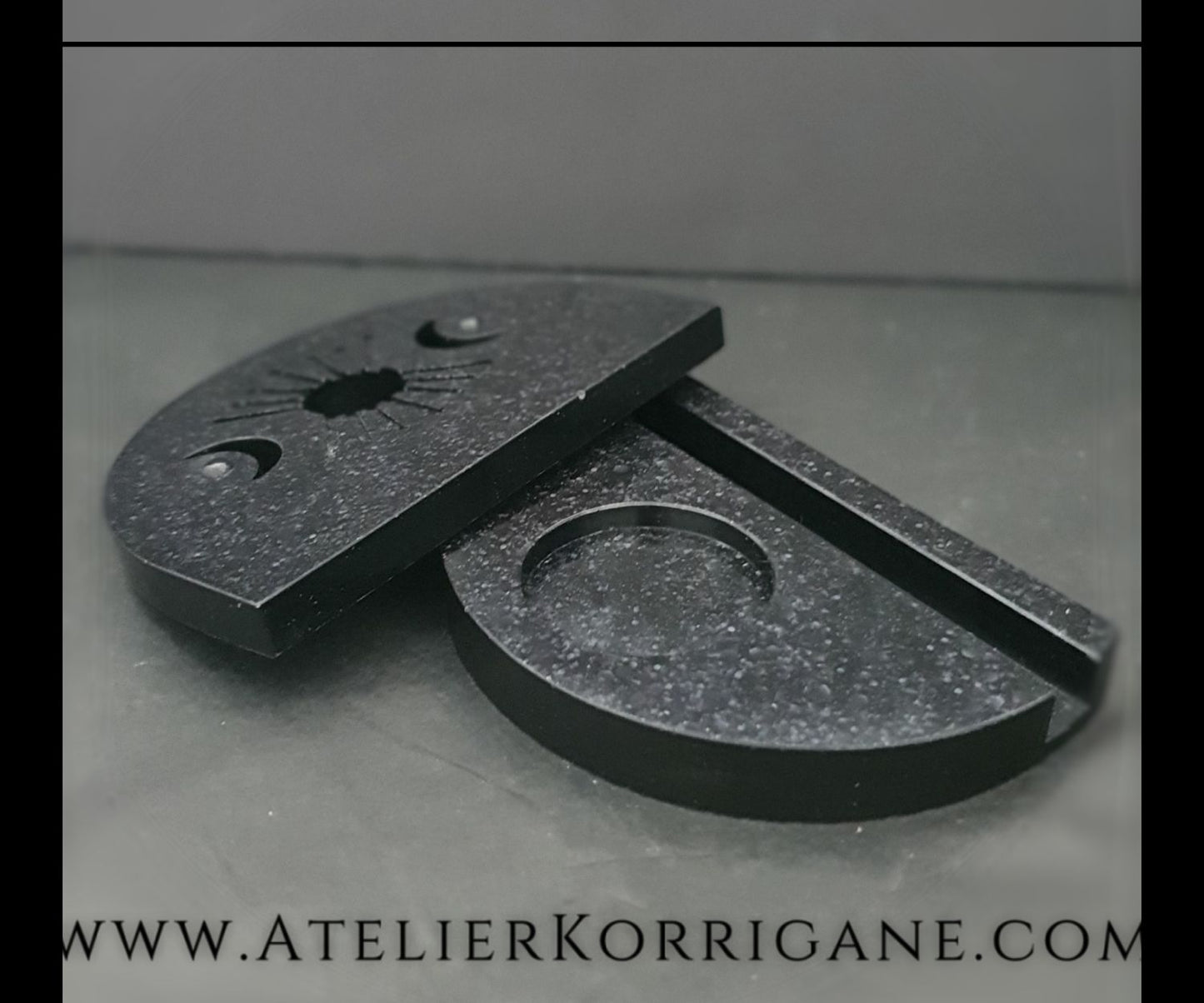 Bougeoir Triple Lune