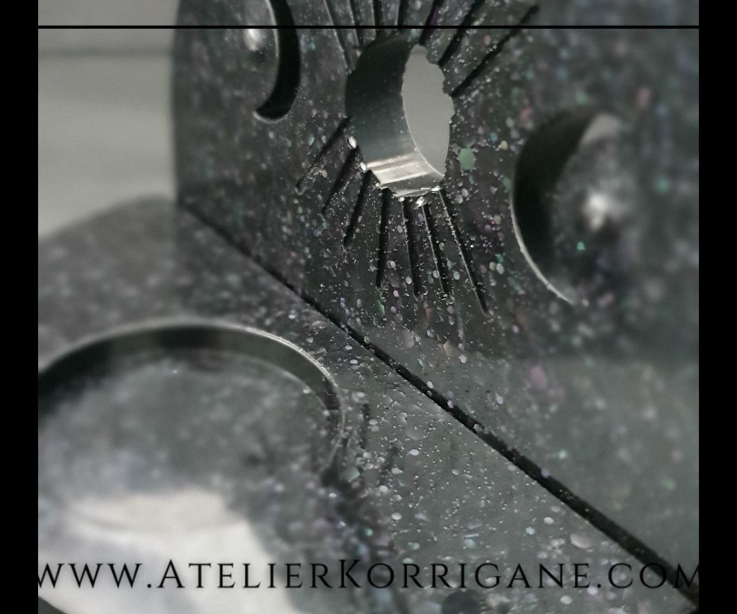 Bougeoir Triple Lune