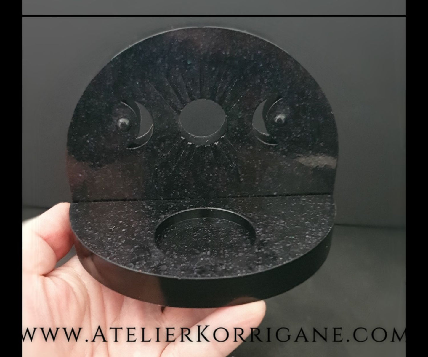 Bougeoir Triple Lune