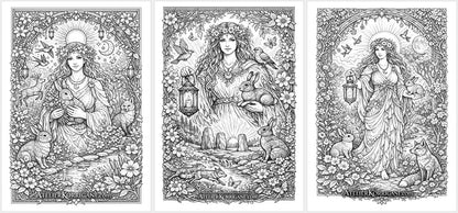 Cahier De Coloriage Ostara