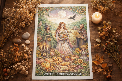 Cahier De Coloriage de Mabon et de l'Equinoxe d'Automne