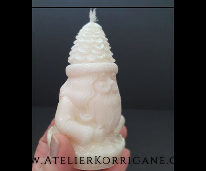 Lot de 2 Bougies Yule Father Yule