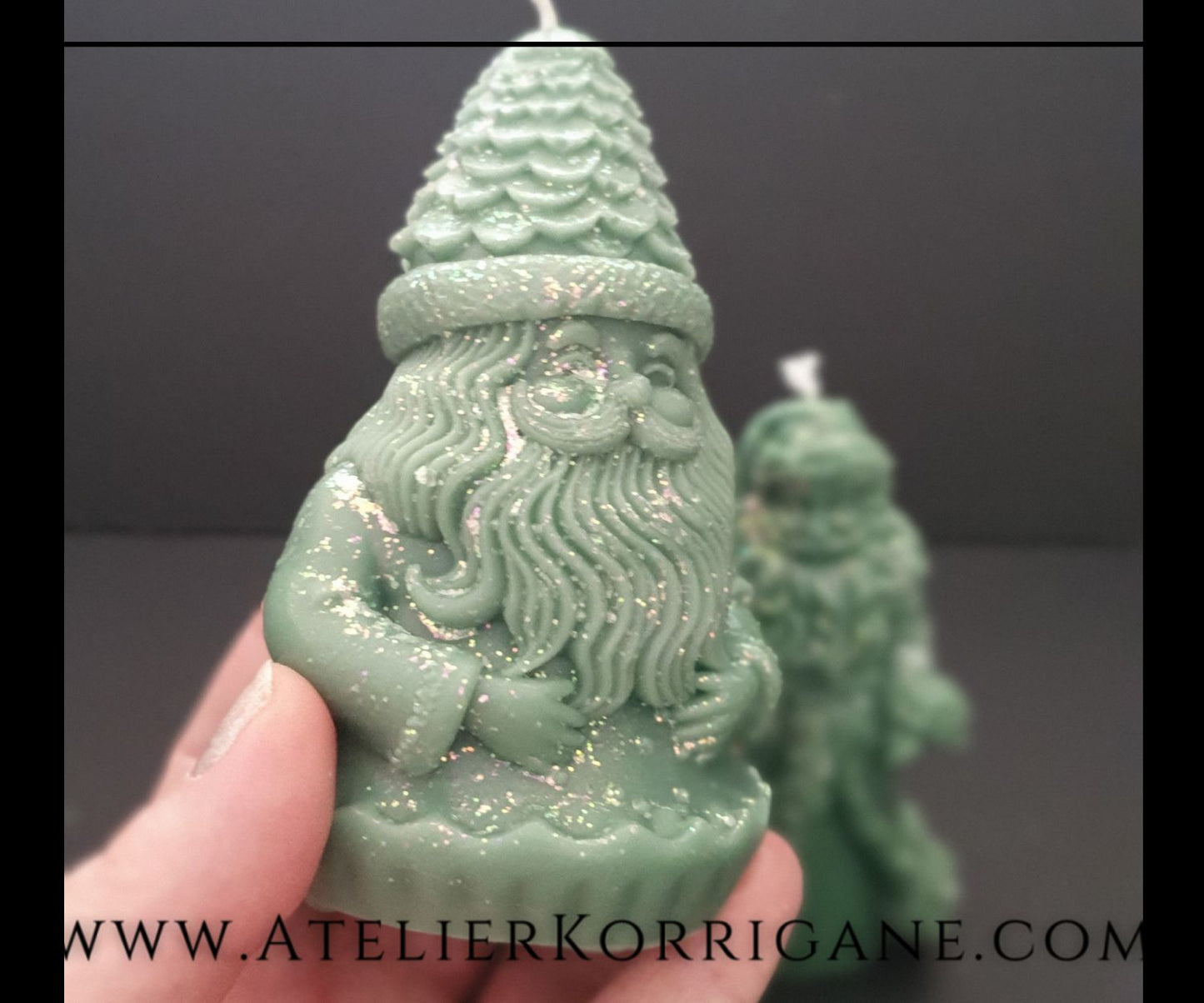 Lot de 2 Bougies Yule Father Yule & Gnome
