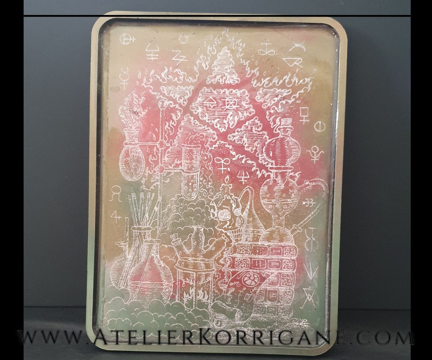 Plateau d'Autel Offrandes Witchcraft