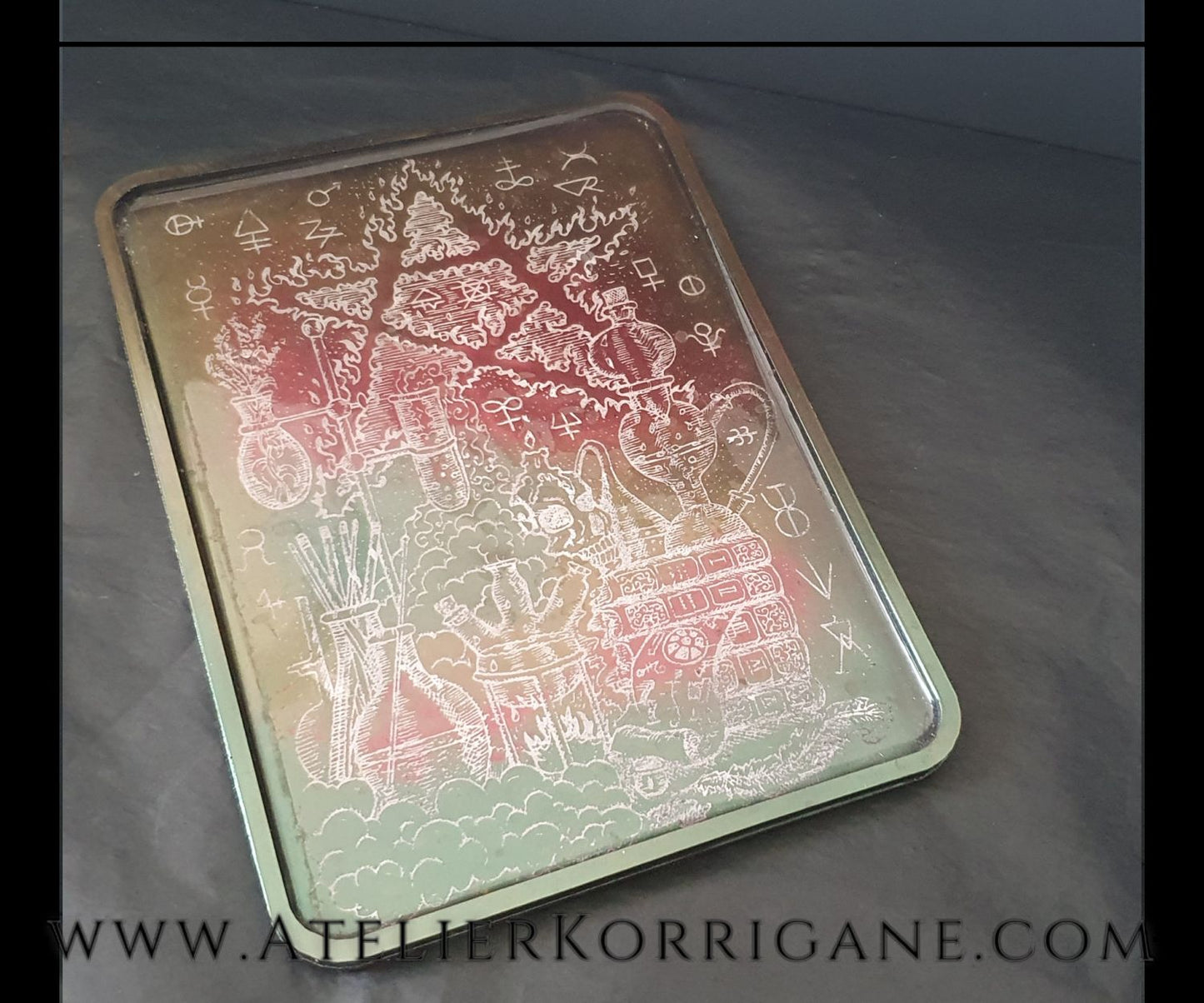 Plateau d'Autel Offrandes Witchcraft