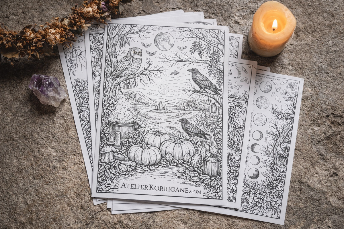 Cahier De Coloriage de Samhain