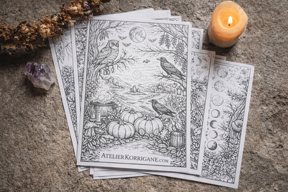 Cahier De Coloriage de Samhain