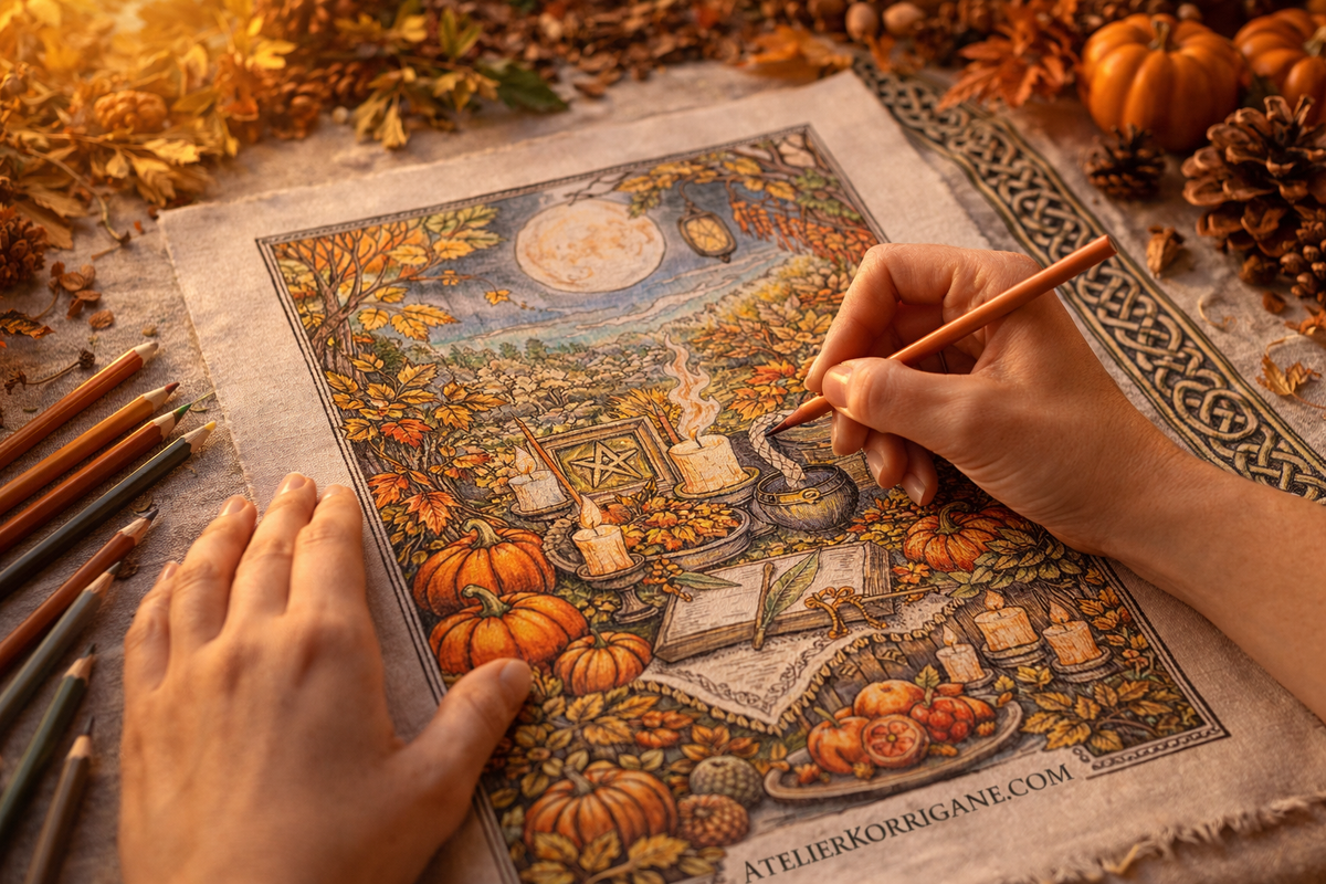 Cahier De Coloriage de Samhain