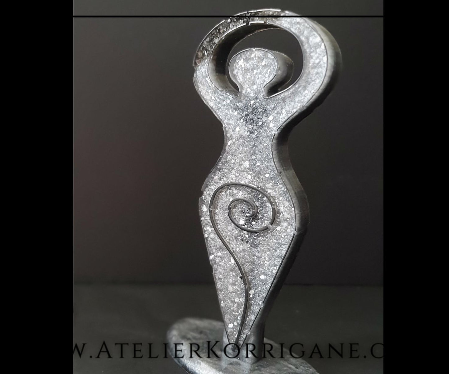 Décoration Totem Pentagramme avec Déesse