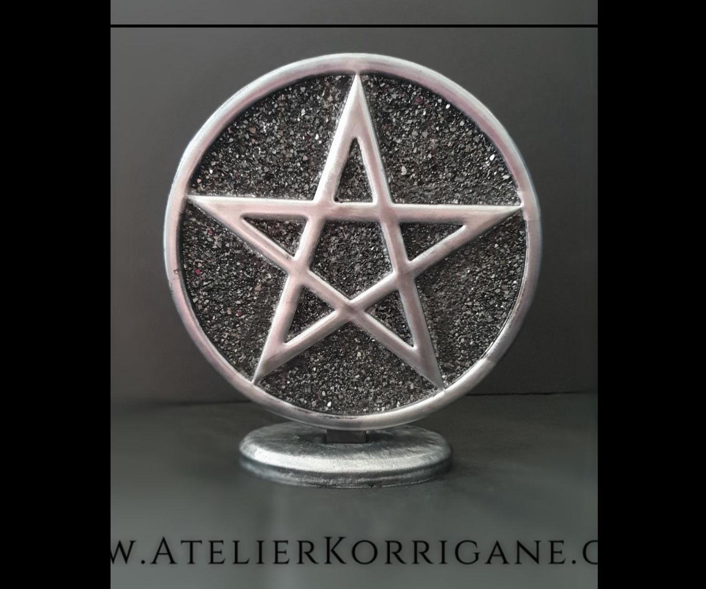 Décoration Totem Pentagramme avec Déesse