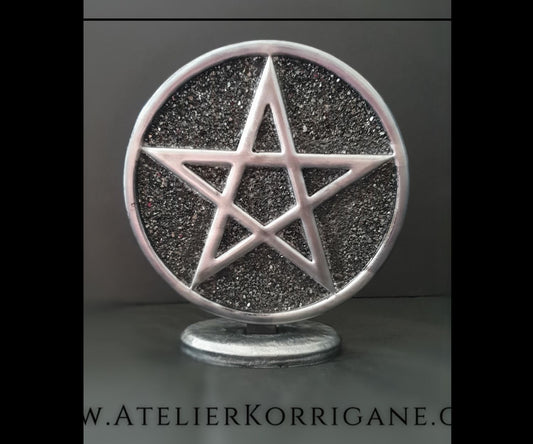 Décoration Totem Pentagramme avec Déesse