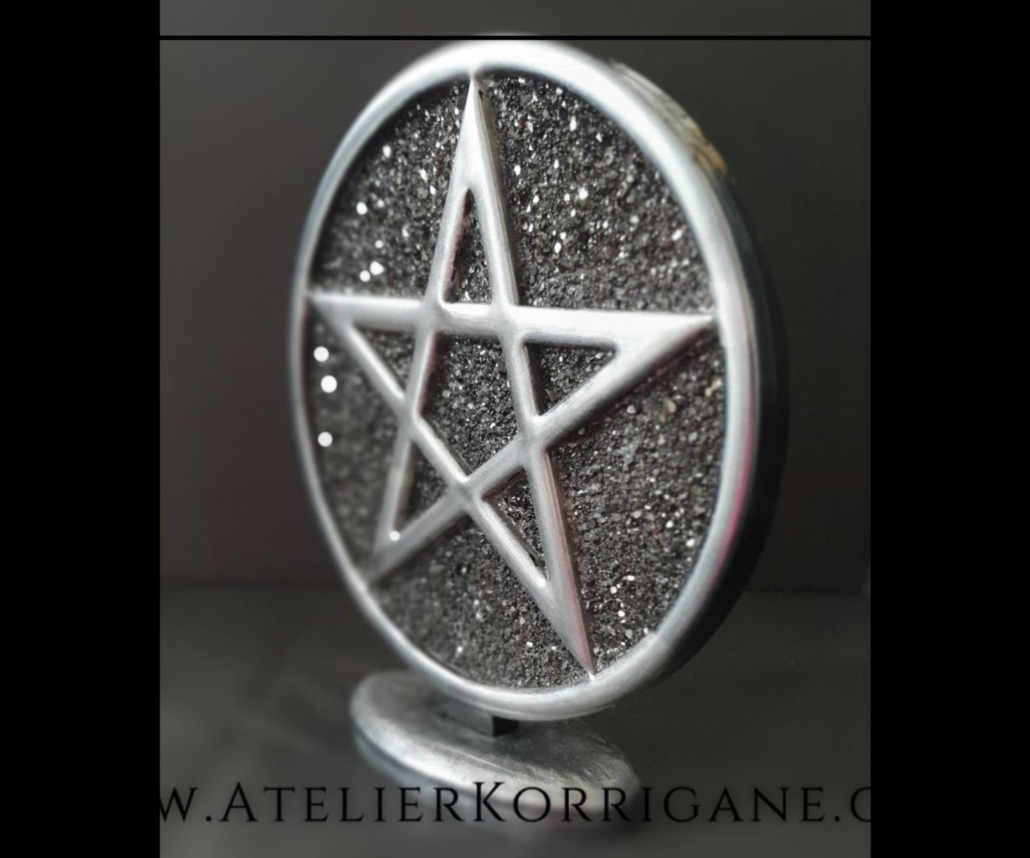 Décoration Totem Pentagramme avec Déesse