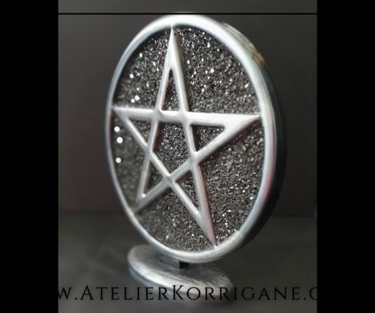 Décoration Totem Pentagramme avec Déesse