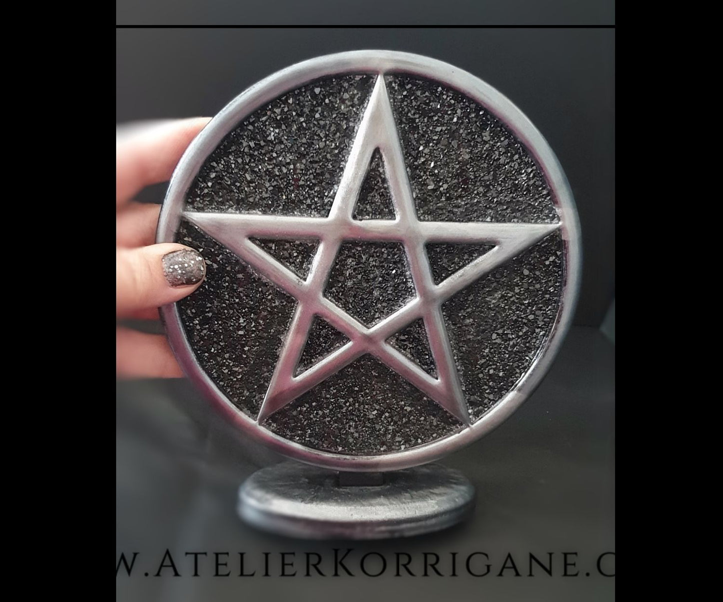 Décoration Totem Pentagramme avec Déesse