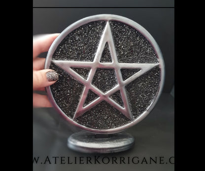 Décoration Totem Pentagramme avec Déesse