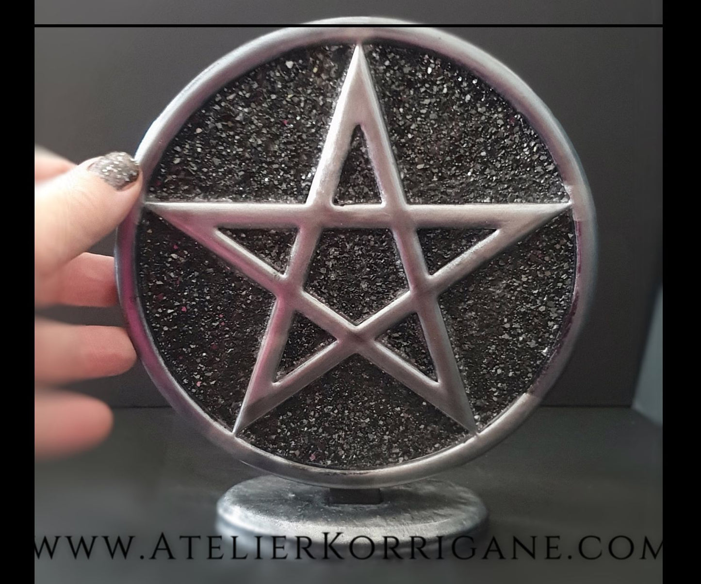 Décoration Totem Pentagramme avec Déesse