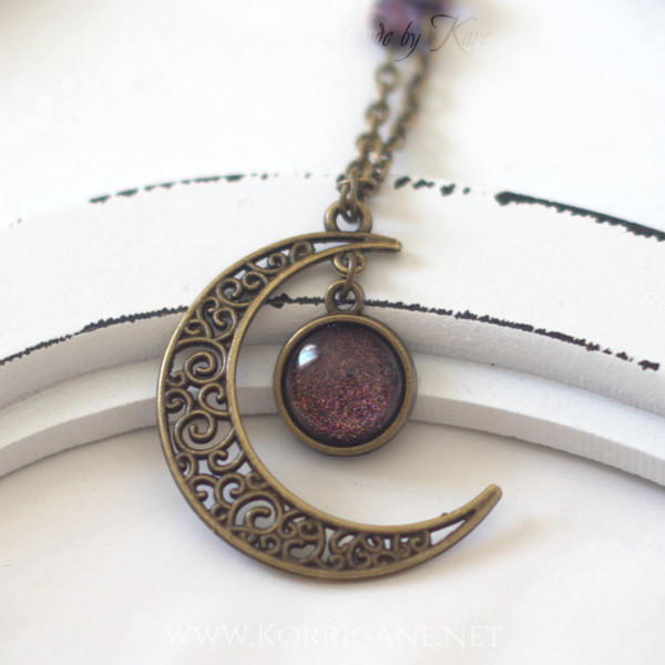 Pendentif Lune Celte "Gealaí" 