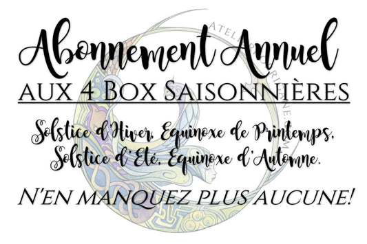 Abonnement annuel aux 4 box Païennes des Fêtes Saisonnières Korrigane