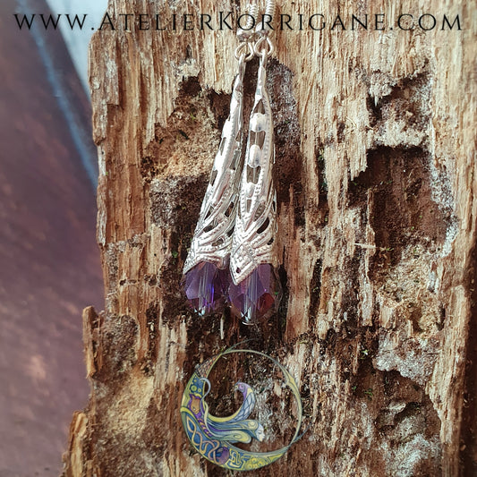 Paire de Boucles d'Oreilles Les Larmes d'Elfes Korrigane