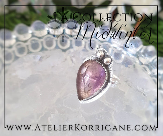 Bague en Ametrine et Argent Massif Korrigane