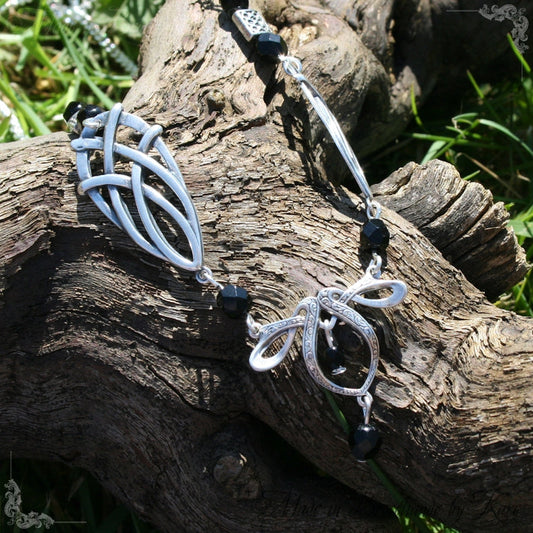 Boucles d'Oreilles "Erin" - Couleurs et métal au choix Korrigane