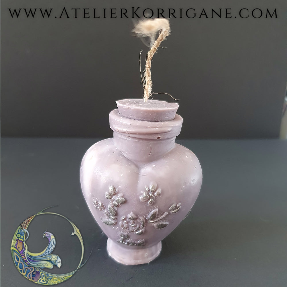Bougie Filtre d'Amour en cire de soja bio Korrigane