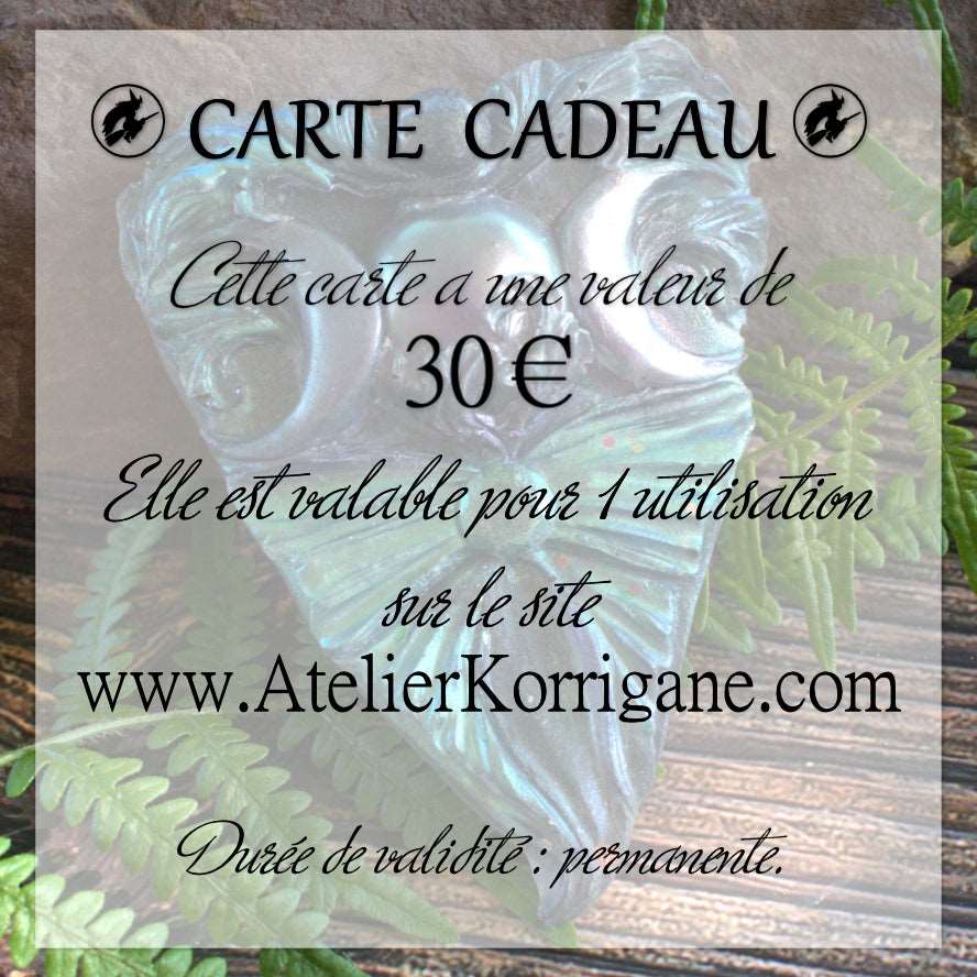 Carte Cadeau Korrigane