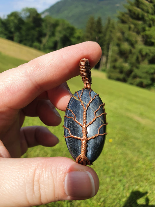 Collier Arbre de Vie en Jaspe Maligano Korrigane