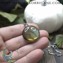 Charger l&#39;image dans la galerie, Collier Champignons et Labradorite - Les Botaniques Korrigane