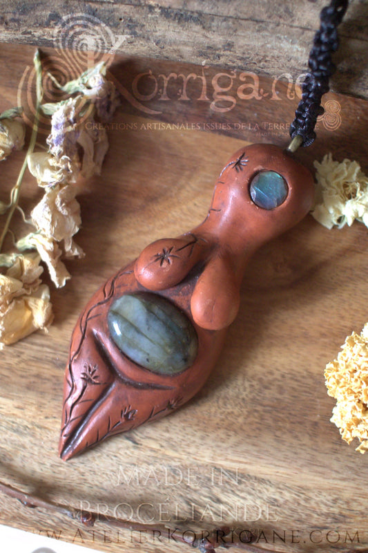 Collier Déesse-Mère - Labradorite Korrigane