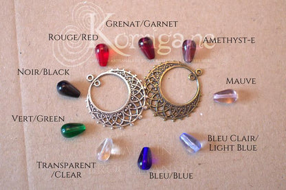 Collier Érin - Argent - Couleur des perles au choix Korrigane