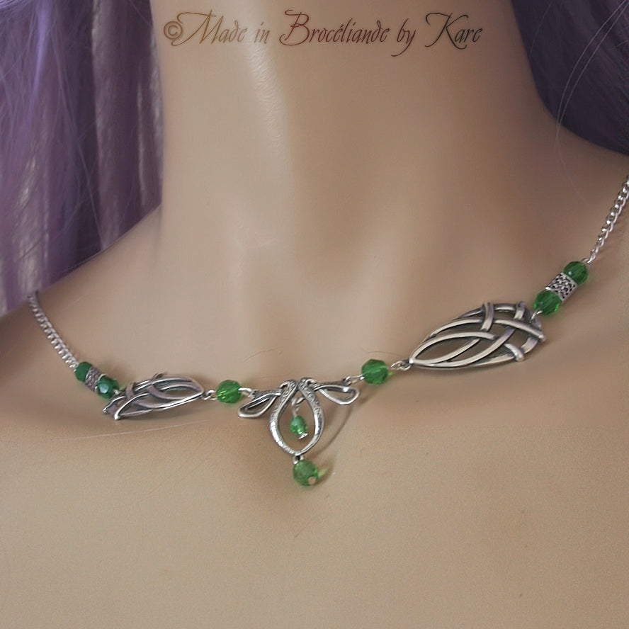 Collier Érin - Argent - Couleur des perles au choix Korrigane