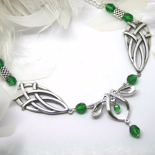 Collier Érin - Argent - Couleur des perles au choix Korrigane