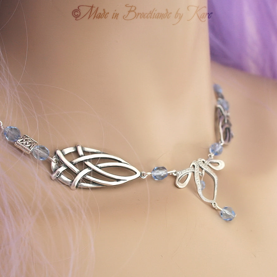 Collier Érin - Argent - Couleur des perles au choix Korrigane