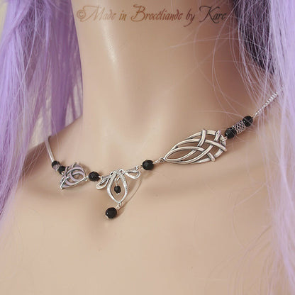 Collier Érin - Argent - Couleur des perles au choix Korrigane