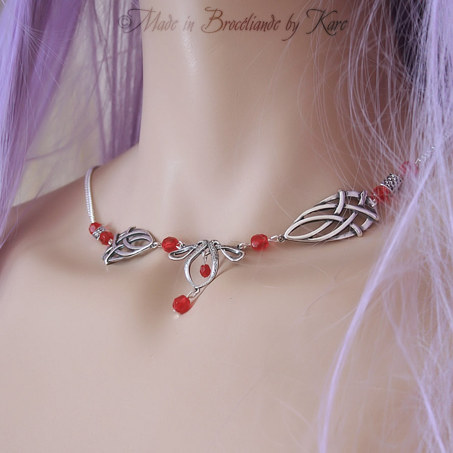Collier Érin - Argent - Couleur des perles au choix Korrigane
