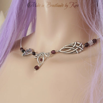 Collier Érin - Argent - Couleur des perles au choix Korrigane